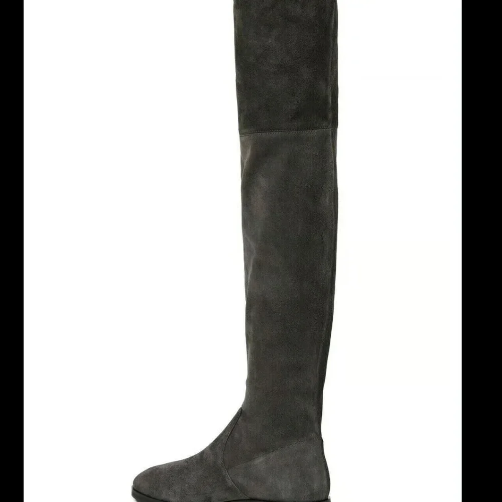 Stuart Weitzman Jocey City Over The Knee Boot New In Box SLATE Size 8.5